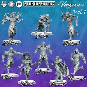 Vengeance Team Vol. 1 from Mythbowl by RN Estudio Miniatures