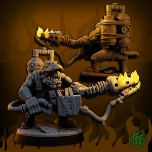 Ork Flamerz by Mekka Miniatures