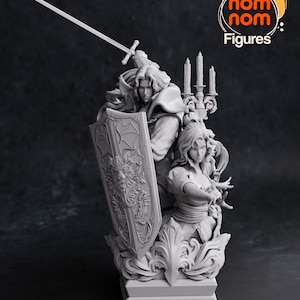 Alucard & Maria Statue Bust by Nomnom Figures