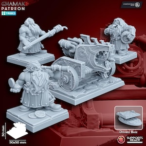 Dwarf Flame thrower by Ghamak Miniatures