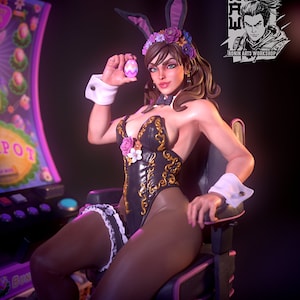Casino Bunny Irene Pin Up Ronin Arts Workshop