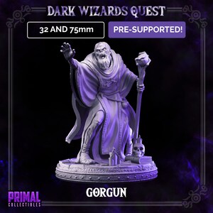 Ghorgun Wizard Zombie from &quot;Dark Wizards&quot; by Primal Collectibles Miniatures