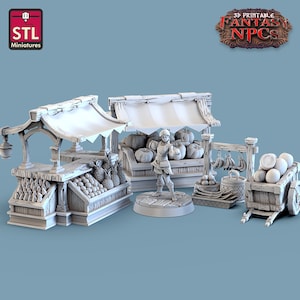 Fruit Seller by STL Miniatures