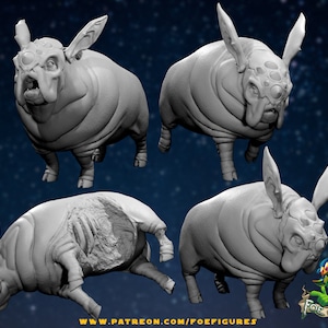 Pow Pigs SciFi Creatures by Foe Figures Miniatures