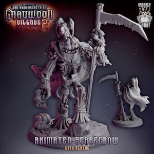 Animated Scarecrows from &quot;Graywood Village&quot; by Drunken Dwarf Miniatures