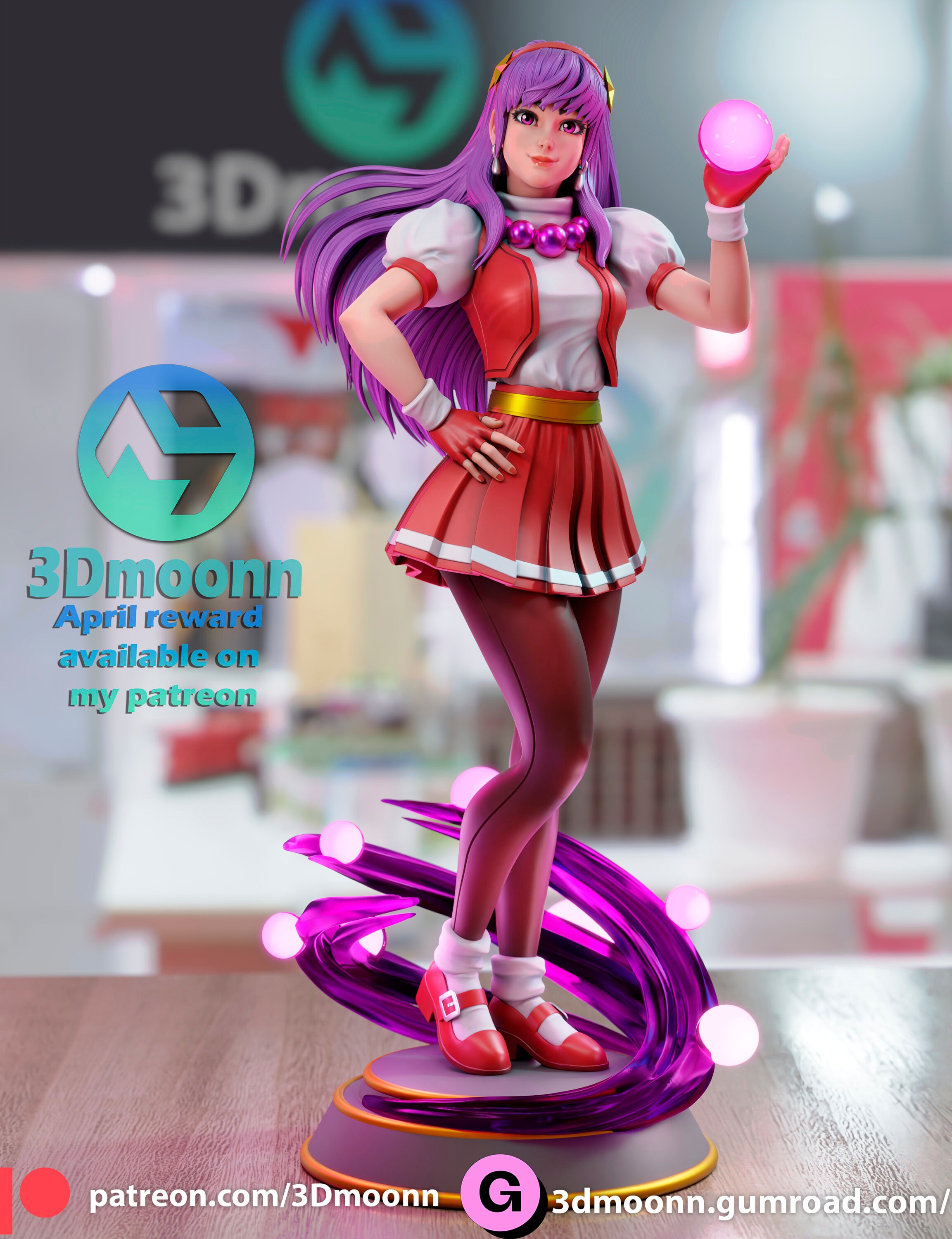 Athena Statue Model Kit by 3dmoonn - Etsy