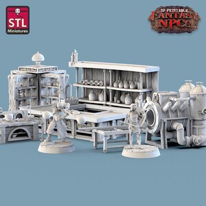 Glassblower Set by STL Miniatures