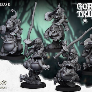 Swamp Goblin Frog Jumper Knights Unit by Highland Miniatures