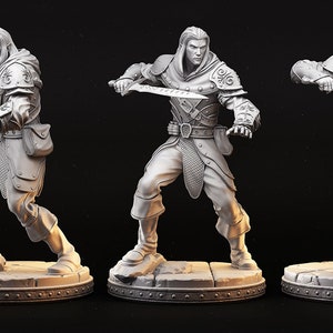 Ettrian Elf Warrior by Primal Collectibles Miniatures Heroquest RPG