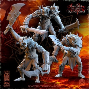 Realms of Mayhem Trolls by Beholder Miniatures