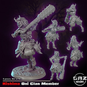 Kishima Oni Clan Member by Gaz Minis