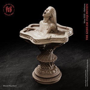 Blood Fountain from &quot;Godless Inquisition&quot; by Flesh of Gods Miniatures