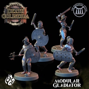 Modular Gladiators from &quot;Death Coliseum&quot; by Crippled God Foundry Miniatures