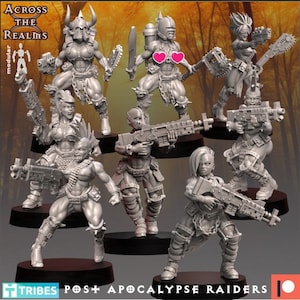 Post Apocalyptic Raiders by Across the Realms Miniatures