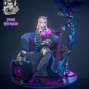 Joan The Muse Pin Up Ronin Arts Workshop
