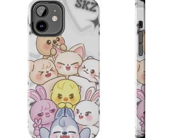 Stray Kids Skzoo Slim Phone Case,Case-Mate Trendy and Cute. Stylish Custom neutral,STAYs and Kpop Enthusiasts.Skzoo Kpop Accessories,Hyunjin