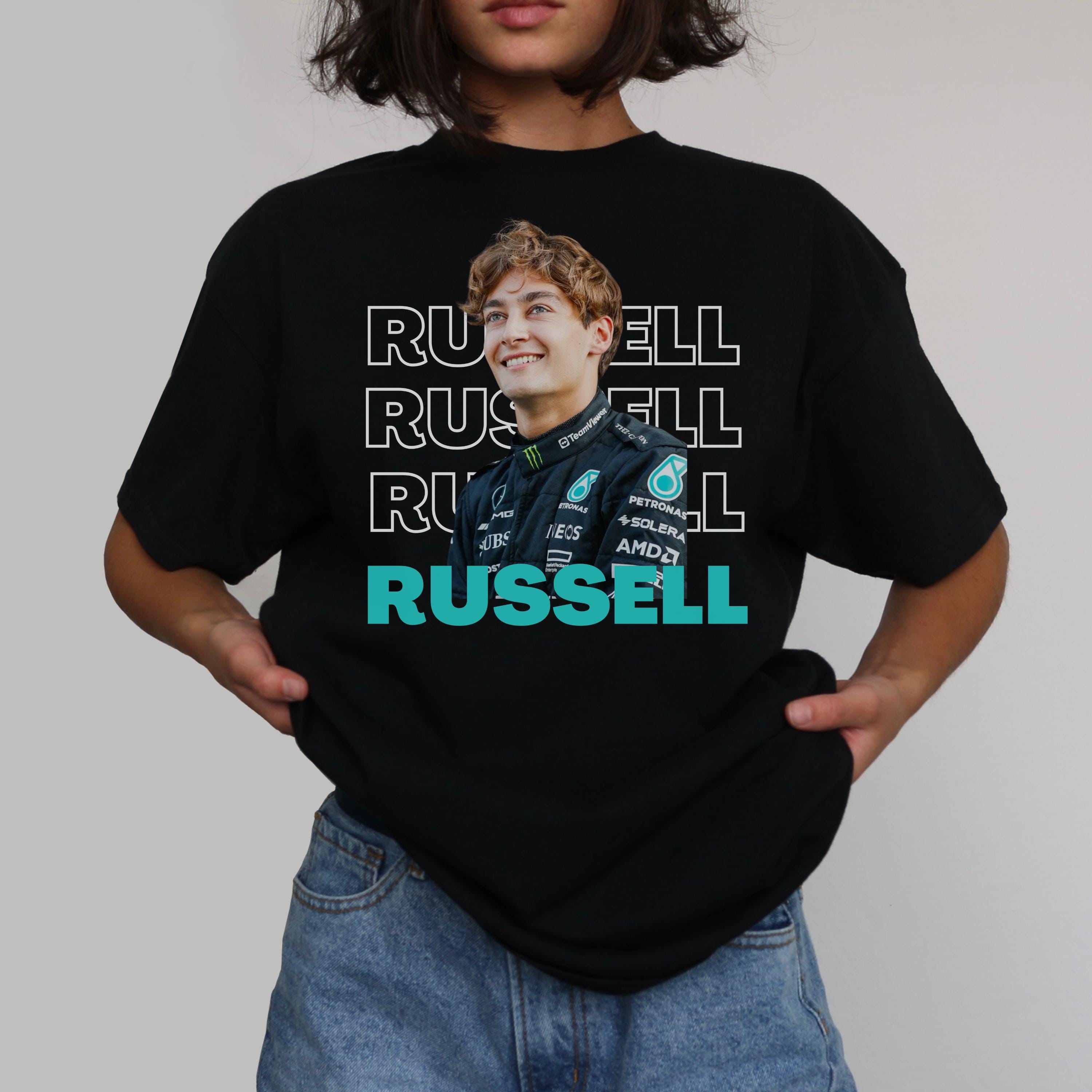 George Russell Shirt Formula One F1 Shirt Formula Tee George Russell Shirt George Russell F1 Russell F1 Shirt Team Russell Mercedes Shirt