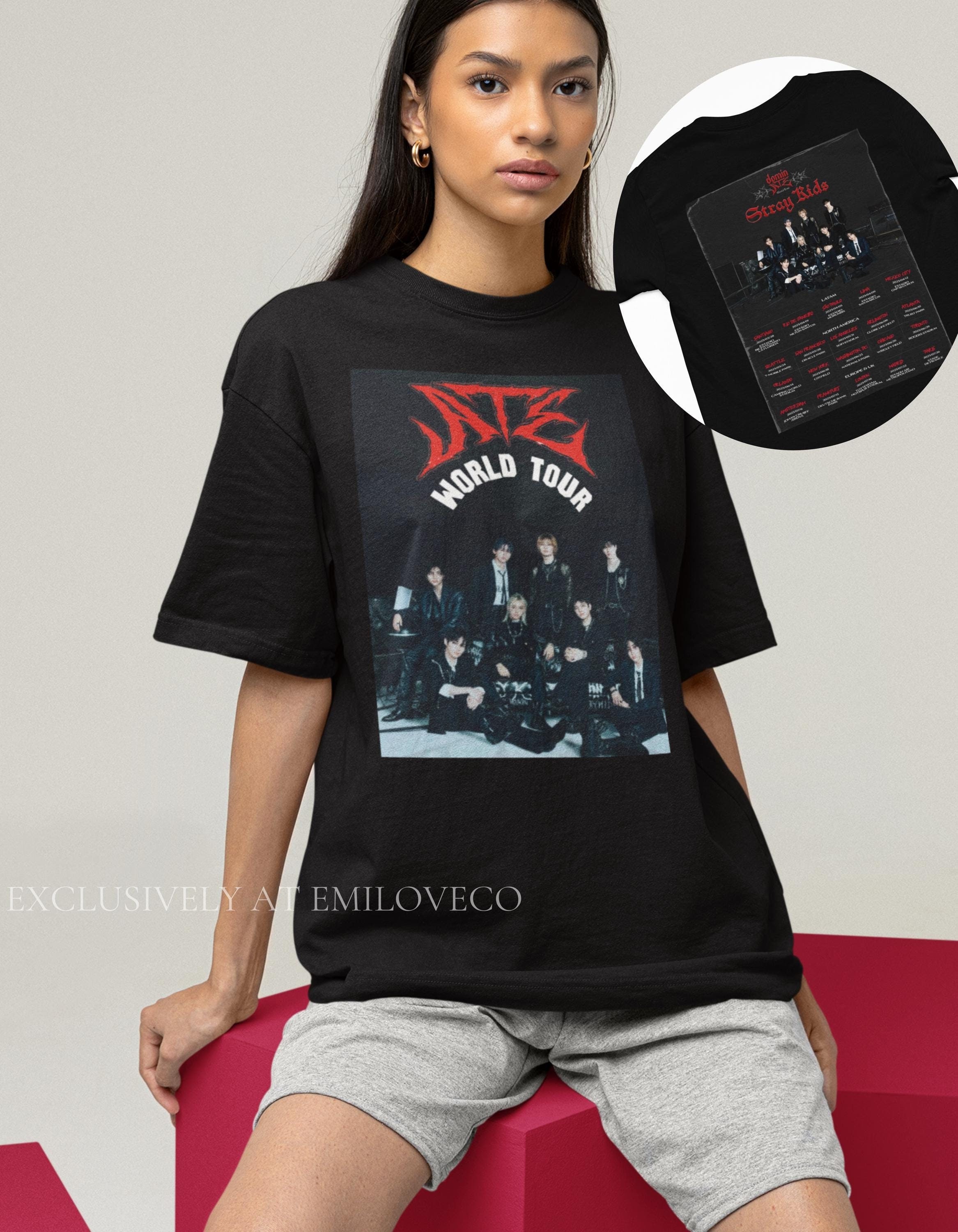 IVE 1ST WORLD TOUR Tシャツ XL ブラック IVE The 1st World Tour Shirt | Black Tee – EZ Print Creations