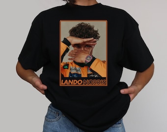 Retro Lando Norris Tee: Perfect Formula One Gift for Him or Her,Formula One,Gift For Woman and Man Unisex T-Shirt, Formula One Tshirt,GP