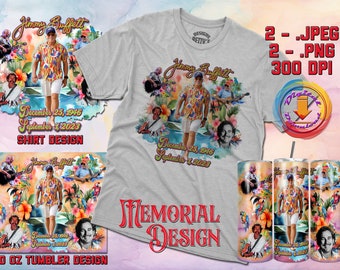 Jimmy Buffett Memorial Designs for Sublimation/DTF Digital Download