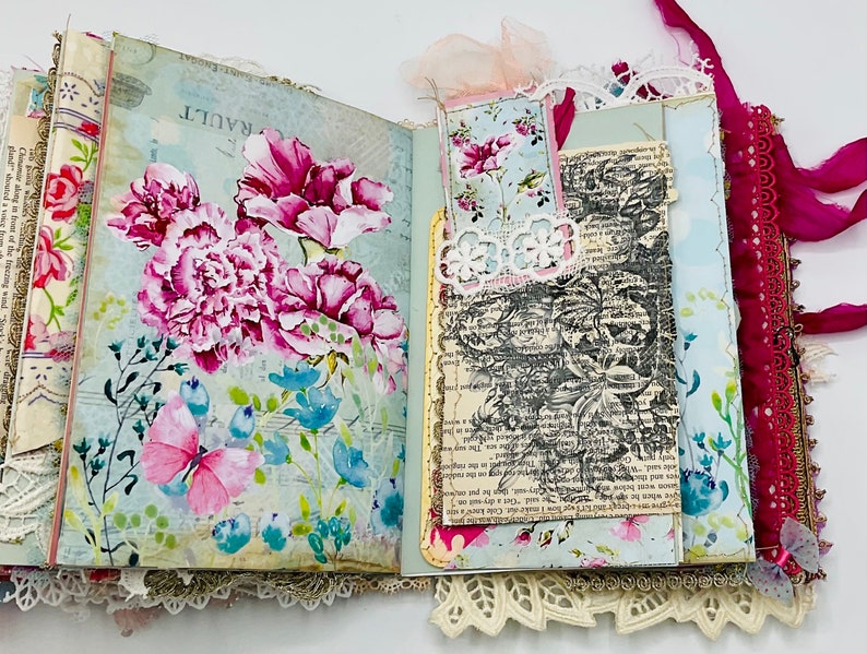 Handmade Junk Journal Vintage Art Journal Diary Notebook Etsy