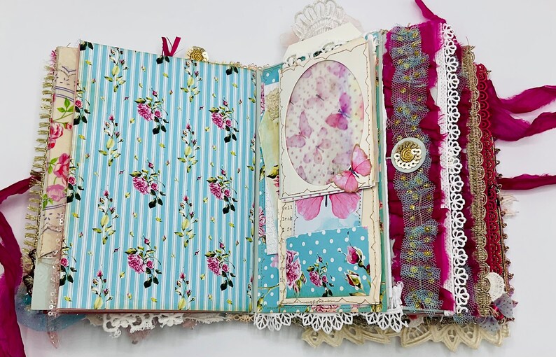 Handmade Junk Journal Vintage Art Journal Diary Notebook Etsy