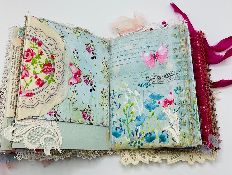 Handmade Junk Journal Vintage Art Journal Diary Notebook Etsy