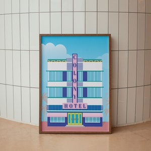 Miami Beach Poster - Colony Hotel