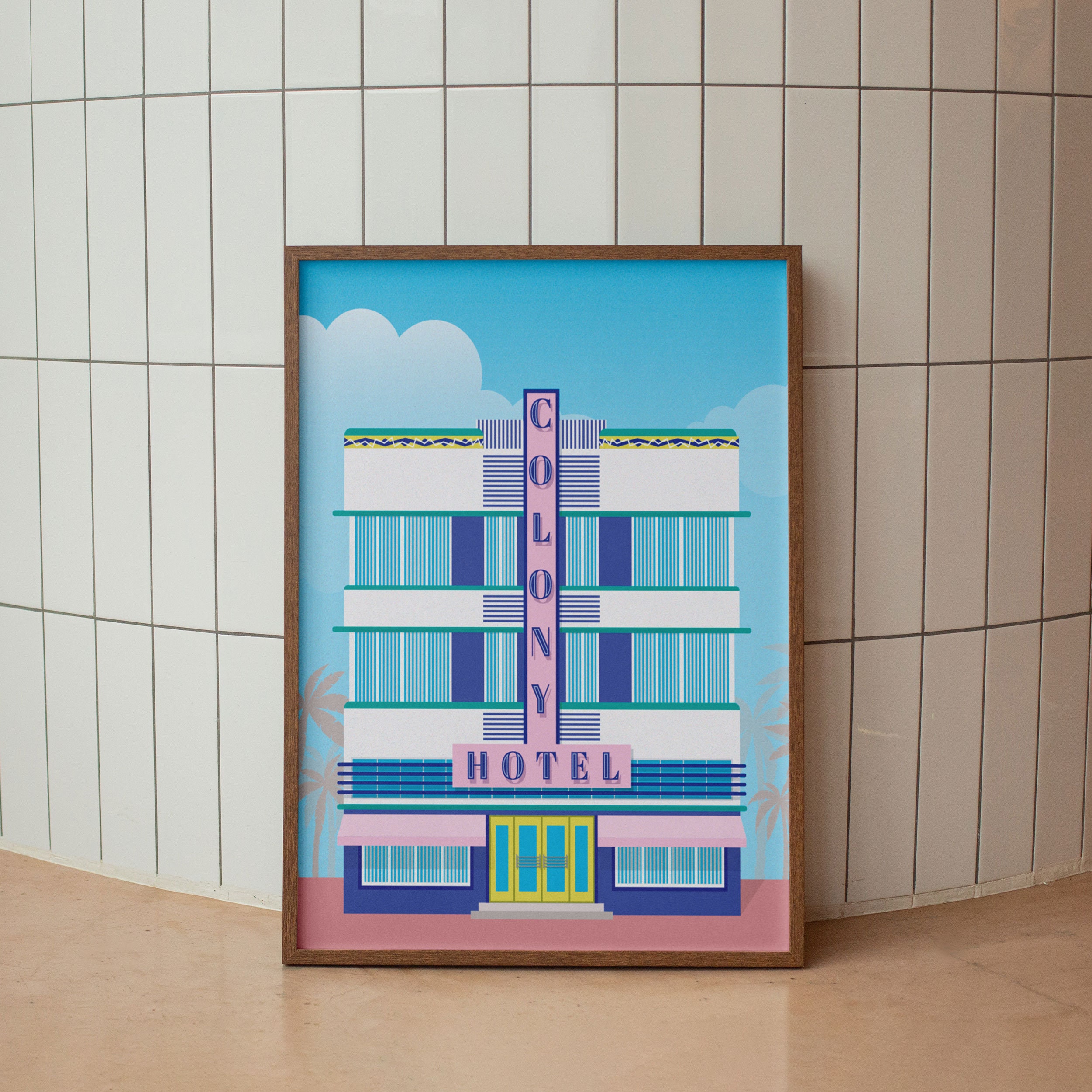 Miami Beach Poster - Colony Hotel