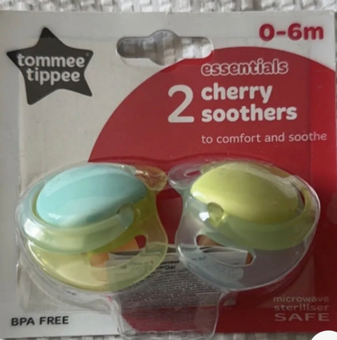Tommee Tippee Cherry 06m Dummy Etsy