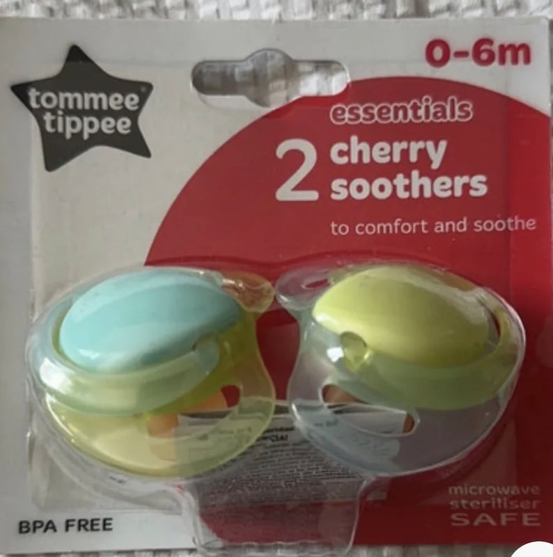Tommee Tippee Cherry 06m Dummy Etsy