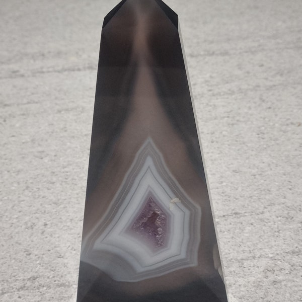 Wonderful Agate Amethyst Tower 354g