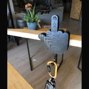 Middle Finger Key Hanger / Rack Holder / Home Decor / Movement Decor / Office Gift/ Funny Gift İdea