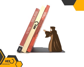 Star Wars Bookends: Obi Wan Kenobi vs Darth Vader - Home Office Decor