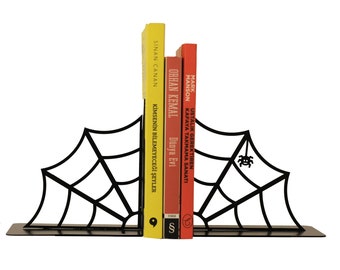 Spider Web Metal Bookend: Spiderman Book Support