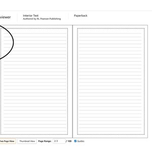 May include: A screenshot of a Kindle Direct Publishing page showing a quality check section with a list of common rejection reasons. The page also shows a preview of a book interior with lined pages.