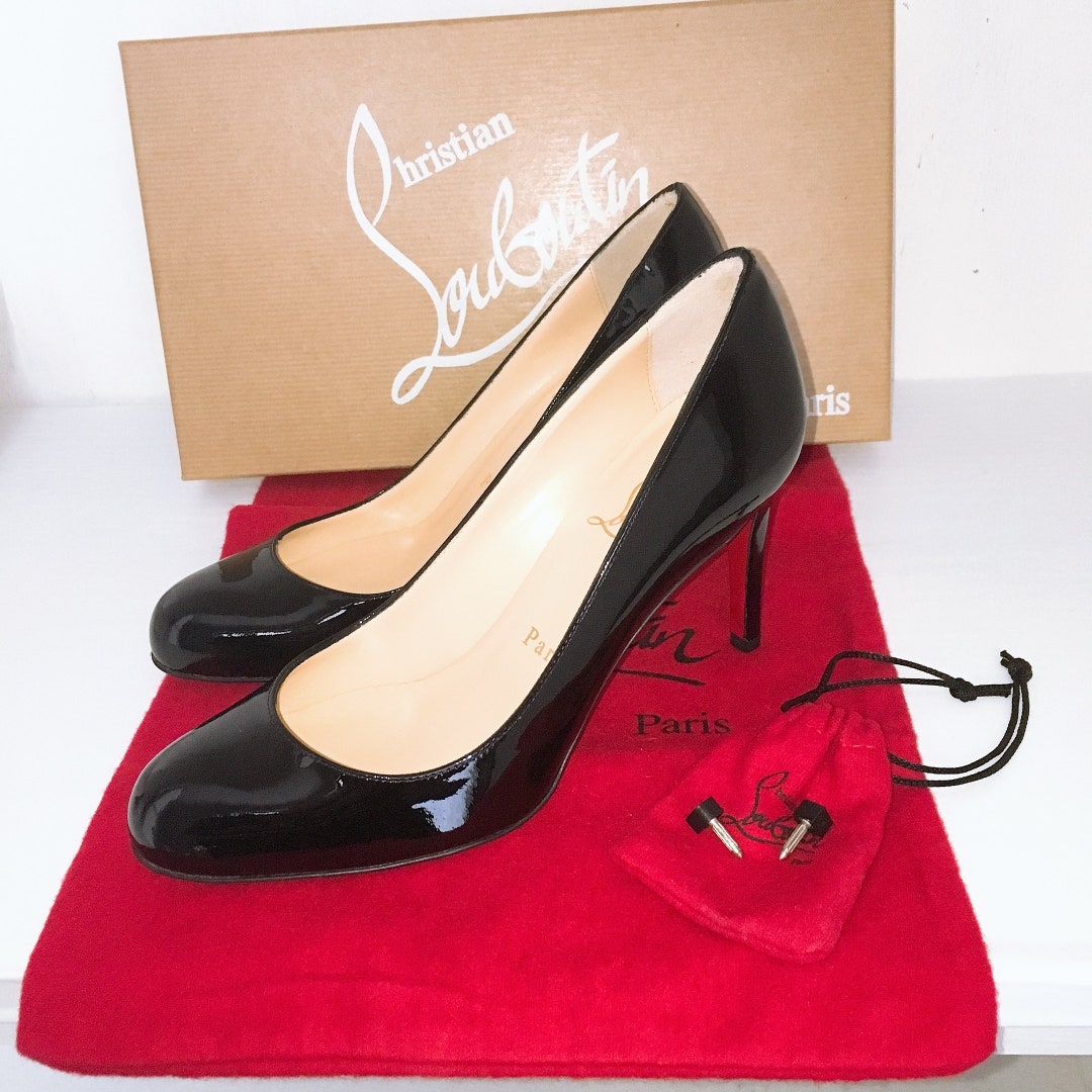 RRP 645 Euro Christian Louboutin Simple Pumps Heels Petite Etsy