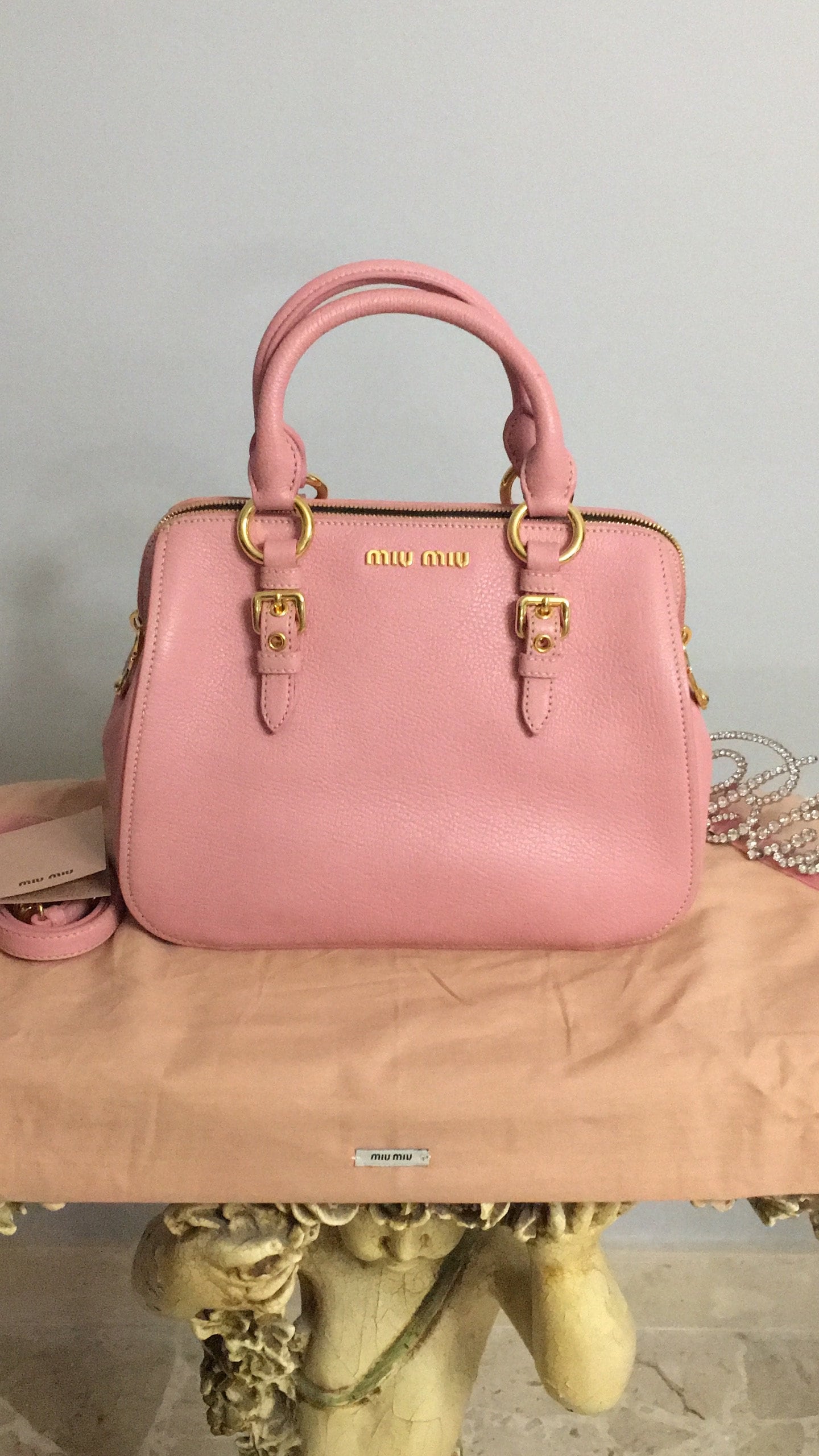 madras miu miu bag