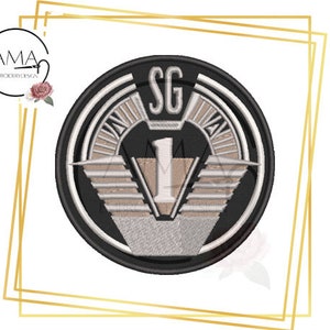 star travel applique patch Jack O&#39;Neill uniform- 3 sizes embroidery design