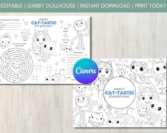 Coloriage Gabby Chat 1 - télécharger et imprimer gratuit sur