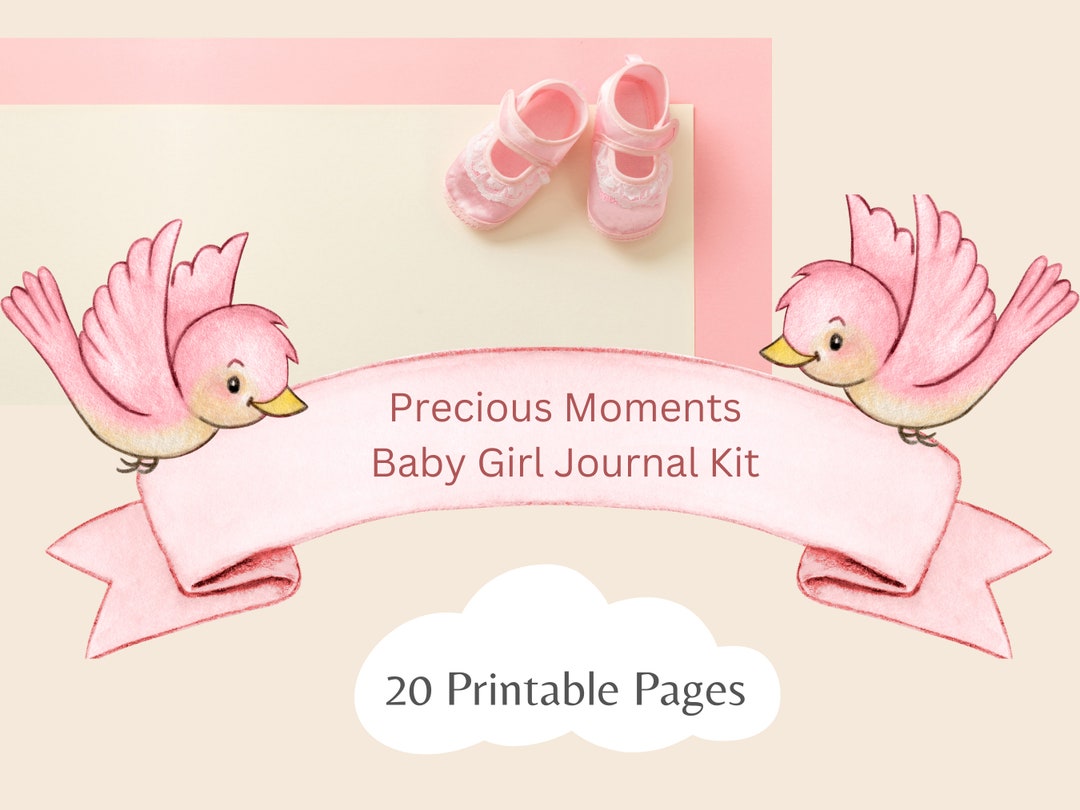 Baby Girl Journal Pages Printable Etsy