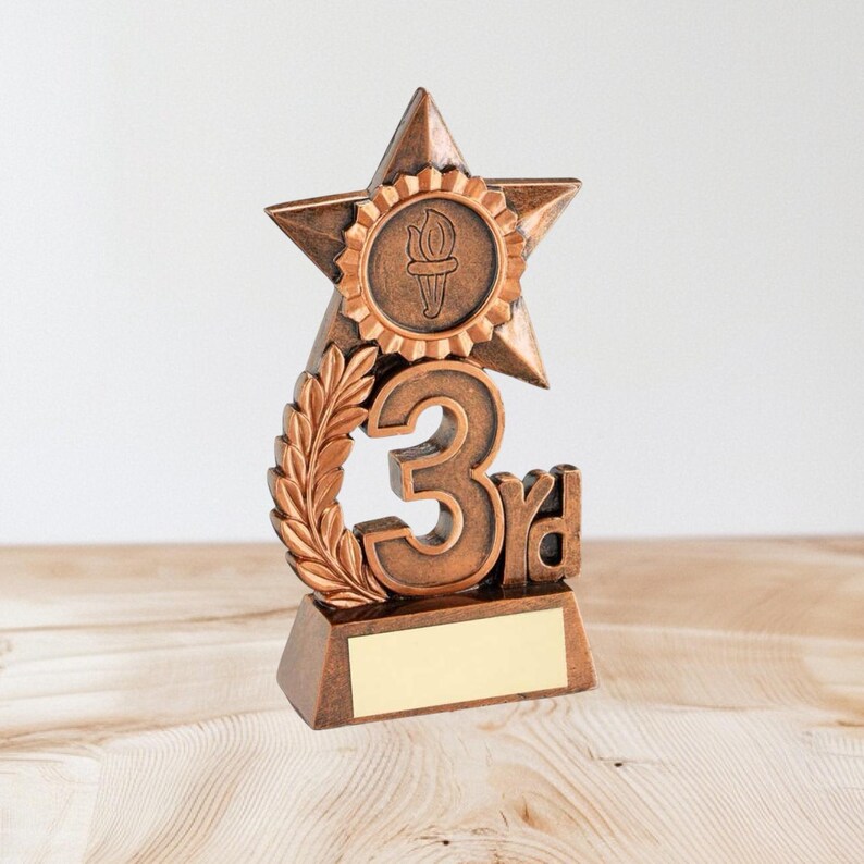 1st, 2nd, 3rd Place Awards - Gold, Silver & Bronze Trophy – Free ...