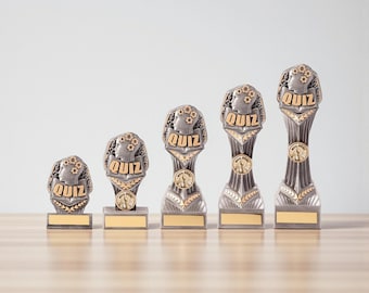 Quiz Trophy Custom Engraved - Trivia Night Award