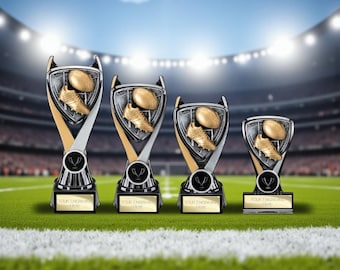 Rugby Trophy | 4 Sizes | Male & Female | Free Engraving