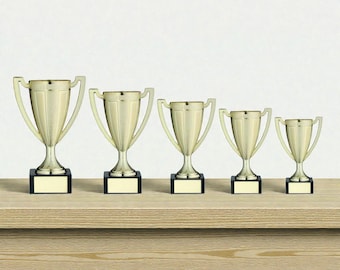 Gold Trophy | Marble Base | 5 Sizes | Free Engraving