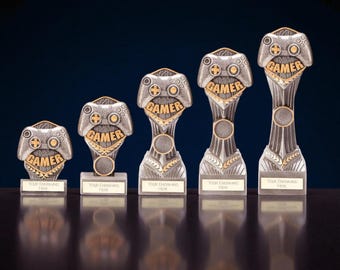 Trophée de la manette de jeu - Gravure gratuite - Prix personnalisé pour les jeux vidéo