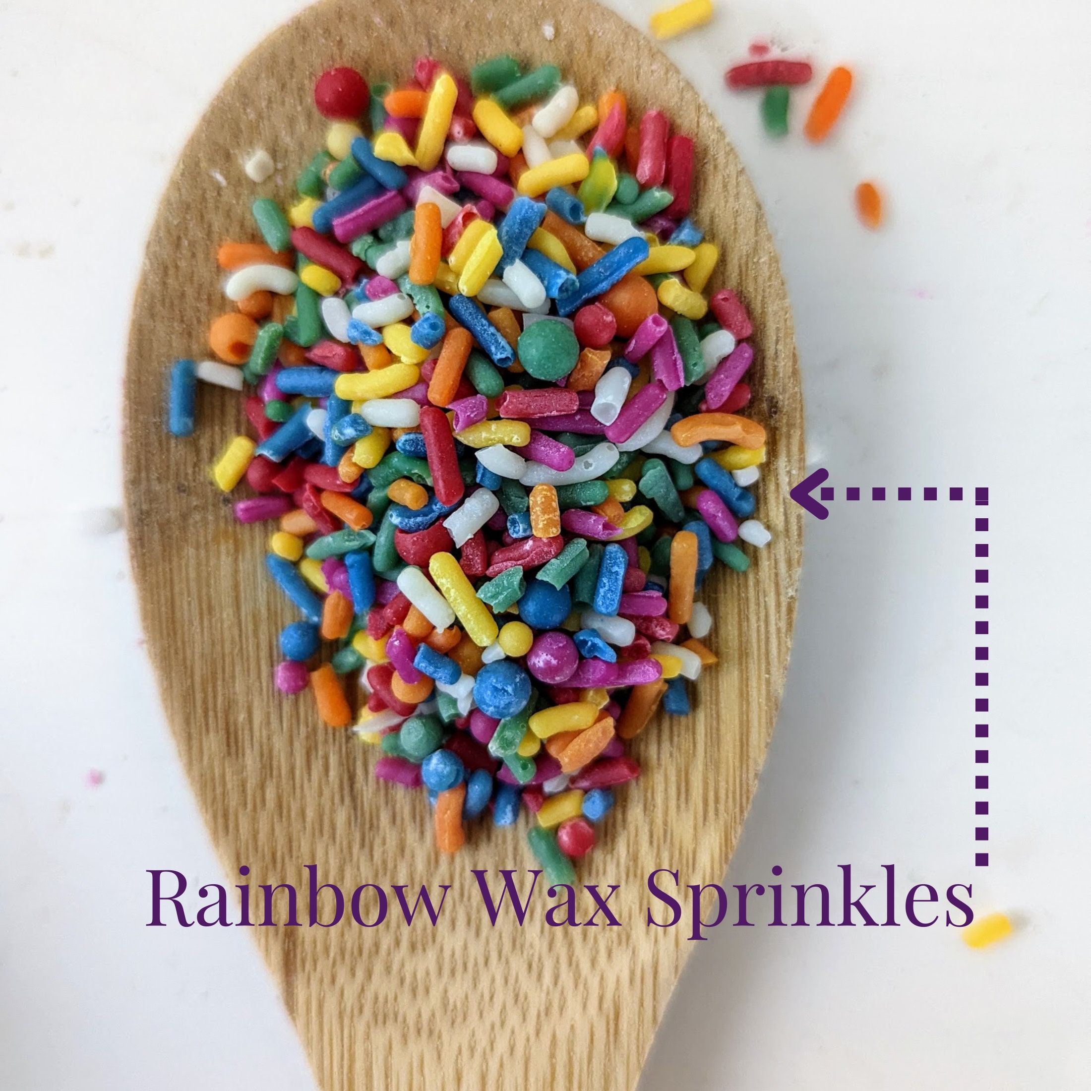 Edible Rainbow Shimmer Confetti Sprinkles 75g 