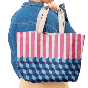 Neve Tzedek by Emmie Heavy Duty Canvas Tote Bag