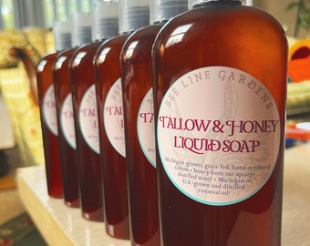 Tallow & Honey Liquid Soap