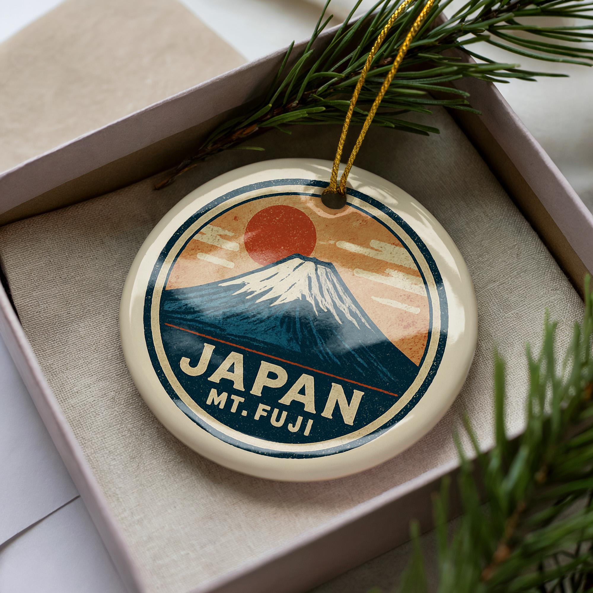 Mount Fuji Ornament - Etsy